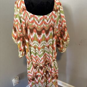 Multicolored Bohemian Sundress